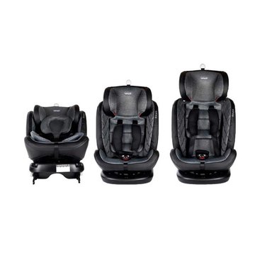 SILLA AUTO INFANTI CONVERTIBLE I-GIRO 360 GRADOS DARK GREY GRIS - 6