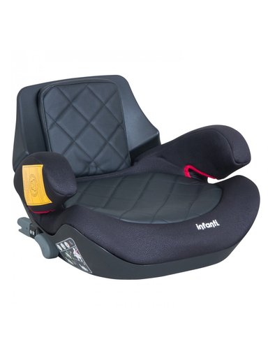SILLA INFANTI AUTO ALZADOR GO ISOFIX BLACK STONE NEGRO - 1