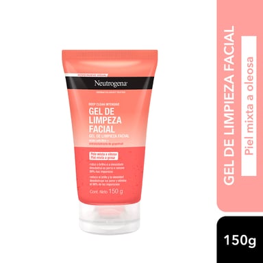 GEL DE LIMPIEZA FACIAL NEUTROGENA DEEP CLEAN GRAPEFRUIT 150G - 1