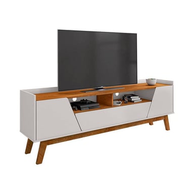 RACK TV HOGA FLORENCIA MDP BLANCO INVIERNO 70' NATURAL - 1