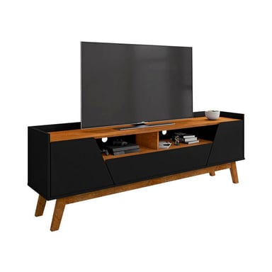 RACK TV FLORENCIA 70 PULGADAS NEGRO NATURAL - 1