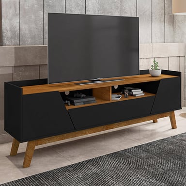 RACK TV FLORENCIA 70 PULGADAS NEGRO NATURAL - 2