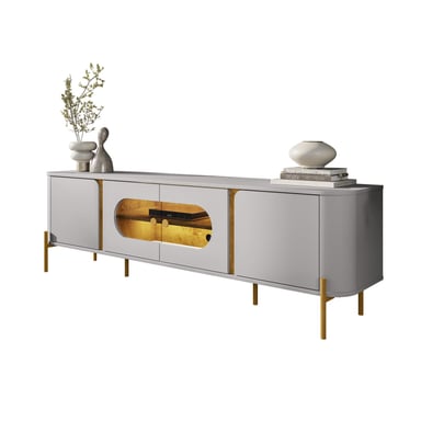 RACK TV 75' HOGA JUQUEHY BLANCO INVIERNO NATURAL - 1