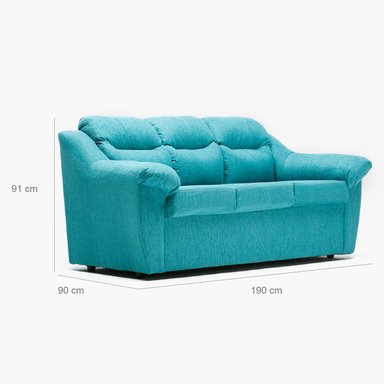 SOFA ASTURIAS 3CPOS TURQUEZA - 2