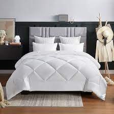 COBERTOR ANGELES DEL HOGAR KING BLANCO LISO PLUMON NORDICO ADH - 1