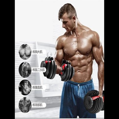 SET MANCUERNAS AJUSTABLES DE 20KG TOTAL - 2