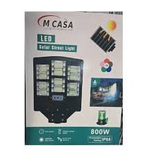 LÁMPARA FAROLA LUZ SOLAR 800W PROTECCION IP66 - 1