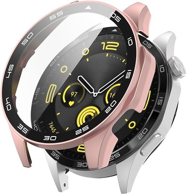 PROTECTOR GLOBAL MOVIL MR CON VIDRIO PARA HUAWEI WATCH GT4 46MM / ROSA GOLD - 1