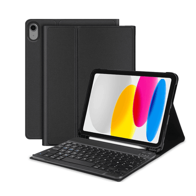 CARCASA FUNDA GLOBAL MOVIL MR CON TECLADO PARA IPAD AIR 6 11 2024 / NEGRO - 1