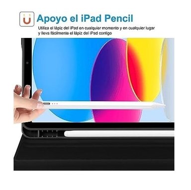 CARCASA FUNDA GLOBAL MOVIL MR CON TECLADO PARA IPAD AIR 6 11 2024 / NEGRO - 5