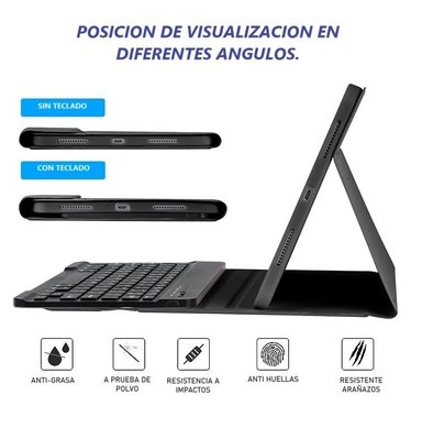 CARCASA FUNDA GLOBAL MOVIL MR CON TECLADO PARA IPAD AIR 6 11 2024 / NEGRO - 6
