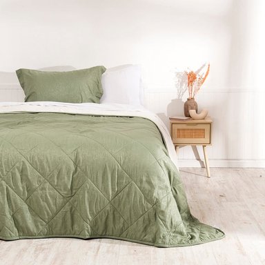 PLUMON EMBOSS+SHERPA 1 PLAZAS VERDE - 1