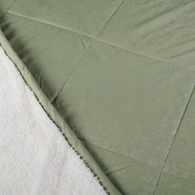 PLUMON EMBOSS+SHERPA 1 PLAZAS VERDE - 2