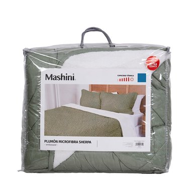 PLUMON EMBOSS+SHERPA 1 PLAZAS VERDE - 5