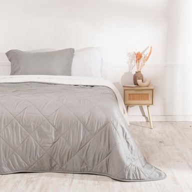 PLUMON EMBOSS+SHERPA 1 PLAZAS GRIS - 1