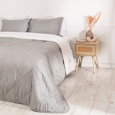 PLUMON EMBOSS+SHERPA 1 PLAZAS GRIS - 4