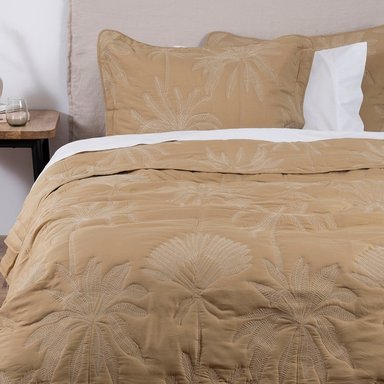 QUILT JUNGLE 2 PLAZAS CAMEL - 2