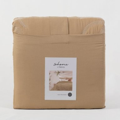 QUILT JUNGLE 2 PLAZAS CAMEL - 4