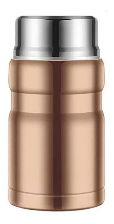 TERMO COMIDA ACERO INOX 750 ML - COBRE - 3