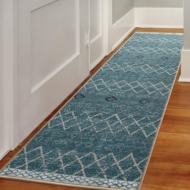 ALFOMBRA MROTTO ANTIDESLIZANTE CONTEMPORÁNEA MODERNA ALFODIA PASILLO GRIS 60 X 305 CM - 1