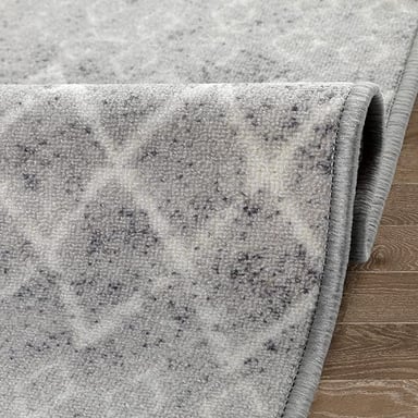 ALFOMBRA MROTTO ANTIDESLIZANTE CONTEMPORÁNEA MODERNA ALFODIA PASILLO GRIS 60 X 550 CM - 3