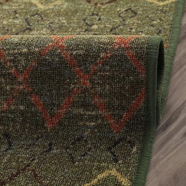 ALFOMBRA MROTTO ANTIDESLIZANTE CONTEMPORÁNEA MODERNA ALFODIA PASILLO VERDE 60 X 305 CM - 3