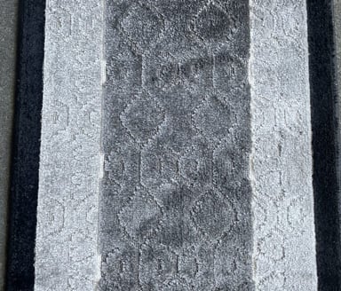 ALFOMBRA MROTTO ANTIDESLIZANTE CONTEMPORÁNEA MODERNA ALFODIA PASILLO GRIS GOMA SIN OVERLOCK 70CMX4M - 3