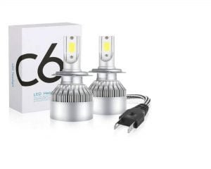 KIT TURBO DE FOCO LED H7 3800LM 36W LUZ BLANCA - 1