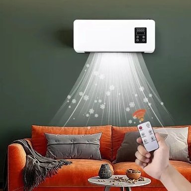 AIRE ACONDICIONADO PORTÁTIL SPLIT FRÍO CALOR 2 EN 1 1800W CON CONTROL REMOTO - 1