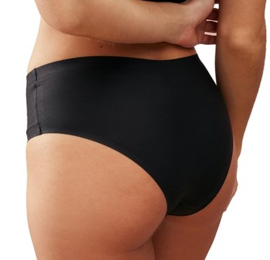 PACK X3 CALZÓN MUJER UNICA LINGERIE PANTALETAS MICROFIBRA SIN DEMARCACIÓN NEGRO - 5
