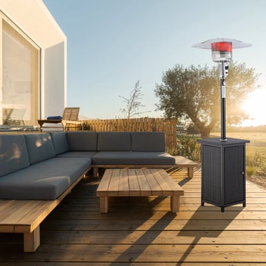 ESTUFA A GAS EXTERIOR TERRAZA SETAX RATTAN - 9