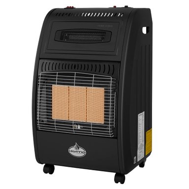 ESTUFA A GAS HIBRIDA 15 KG 4,2KW 1500W VARME HYBRID BLACK KLYMA - 1
