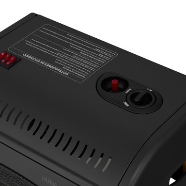 ESTUFA A GAS HIBRIDA 15 KG 4,2KW 1500W VARME HYBRID BLACK KLYMA - 7