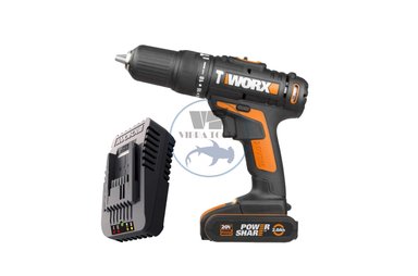 SET TALADRO PERCUTOR WORX INALÁMBRICO 13 MM 20 V + BAT + CARGADOR - 1