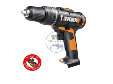 TALADRO PERCUTOR WORX INALÁMBRICO 13 MM 20 V SOLO - 1