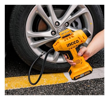 COMPRESOR INFLADOR INGCO INALÁMBRICO 20V 150 PSI CACLI2018 - 6