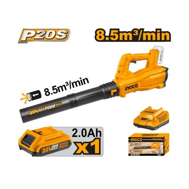 SOPLADOR INALÁMBRICO INGCO 20V 8.5 M3/MIN CABLI203235 - 9