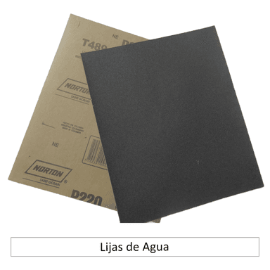 SET 5 LIJAS AL AGUA FERRETERA T-223 230X280 MM NORTON GRANO 80 - 1