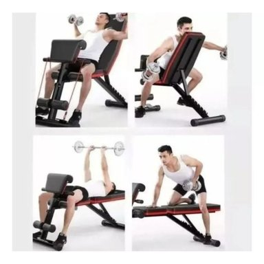 SILLA MULTIFUNCION BANCA PARA HACER ABDOMINALES EJERCICIOS - 4