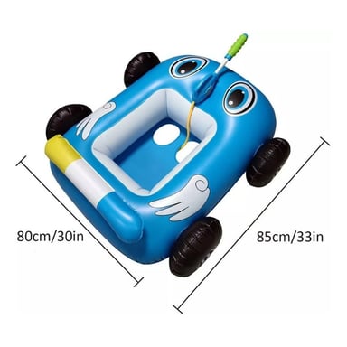 FLOTADOR PISCINA INFLABLE AUTO PLAYA JUGUETE PARA NIÑOS - 3