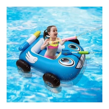 FLOTADOR PISCINA INFLABLE AUTO PLAYA JUGUETE PARA NIÑOS - 4