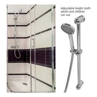 DUCHA ELEVABLE DE BAÑO COLUMNA EXTENSORA ROTACIÓN - 2