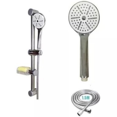 DUCHA ELEVABLE DE BAÑO COLUMNA EXTENSORA ROTACIÓN - 3