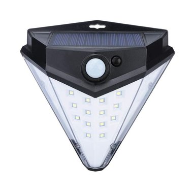 FOCO SOLAR LAMPARA LED SENSOR DE MOVIMIENTO DE PARED T-1622 - 1