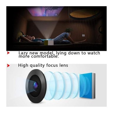 MINI PROYECTOR LED LCD REPRODUCTOR MULTIMEDIA DOMÉSTICO - 3