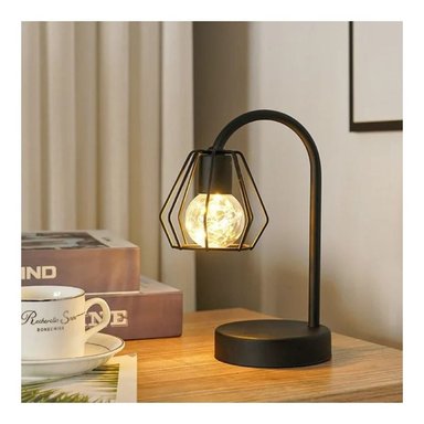 LAMPARA DE MESA METAL FIERRO DECORACIÓN HOGAR ESCRITORIO - 3