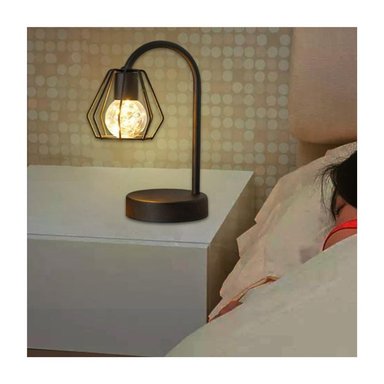 LAMPARA DE MESA METAL FIERRO DECORACIÓN HOGAR ESCRITORIO - 5