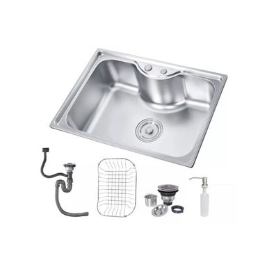 LAVAPLATO CLICK VENTAS SIMPLE S 140 EMPOTRADO ACERO INOXIDABLE - 1