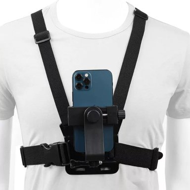 SOPORTE CELULAR AJUSTABLE KIT ARNES DE PECHO CORREA SELFIE - 1
