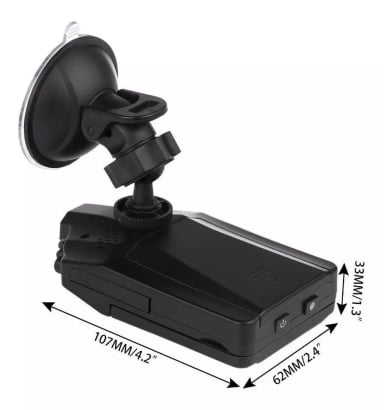 CÁMARA SEGURIDAD AUTO HD DVR DASH HD LCD - 3